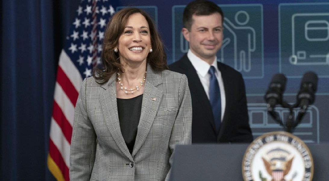 Kamala Harris and Pete Buttigieg