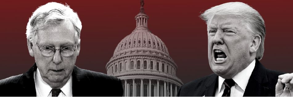 Mitch McConnell and Donald Trump